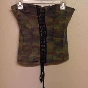 Cute camo halter top